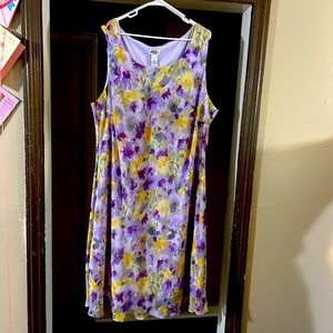 Spring floral sun dress.